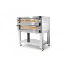 Cuptor pizza electric pe suport din inox cu roți | Donatello DN435/2CD+SDN435/2+DN435/2