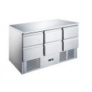 Masă frigorifică | Saladetă cu 6 sertare din inox | KH-S903TOP-6D-HC