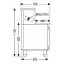 SP 1,4 - refrigerated pizza table
