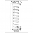 Raft frigorific cu agregat extern | R-1 YR 250/80 YORK PLUS
