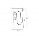 Raft frigorific cu agregat extern | RCH-1-2/B 1570 HELION