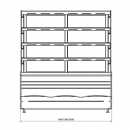 C-1 BL 130/NE BELLISSIMA - Neutral pastry counter