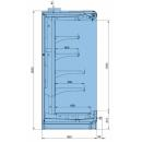 RCO Octans 02 1,25 - Refrigerated wall cabinet