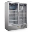 Vitrină frigorifică verticală dublă | CC 1200 GD INOX (SCH 800 S)