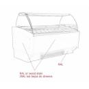 K-1 CR 10 CORNETTI - Ice cream counter for 10 flavours