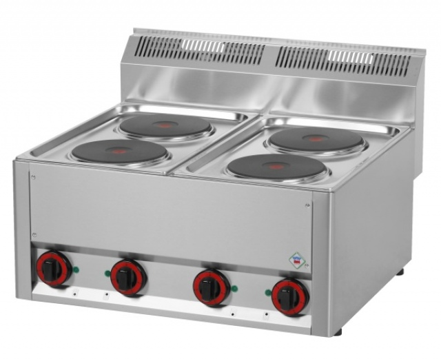 Maşină de gătit electrică cu 4 plite | SP 60 ELS