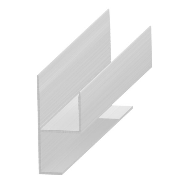Profil pentru grile ventilaţie, 20 mm, aluminiu