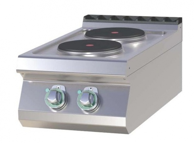 Maşină de gătit electrică cu 2 plite rotunde | SP 704 E