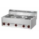 Maşină de gătit electrică cu 5 plite | SP 90/5 ELS