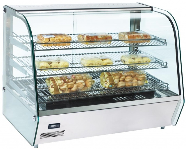 Vitrină caldă pentru expunere produse patiserie | RTR 160L 